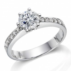 „Kaimbra“ žiedas su deimantais