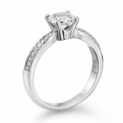 „Orteko“ žiedas su deimantais