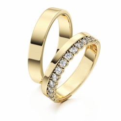 Vestuviniai žiedai "Santorini"
