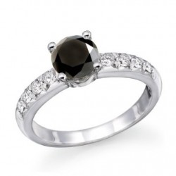 „Artemidi“ žiedas su juodu...