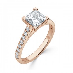Žiedas „Mela“ su deimantu
