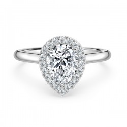 Žiedas „Mia“ su deimantu