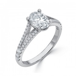 Žiedas „Elvera“ su deimantu
