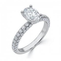 Žiedas „Ela“ su deimantu