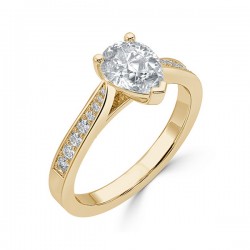 Žiedas „Sante“ su deimantu