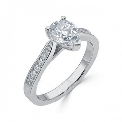 Žiedas „Sante“ su deimantu