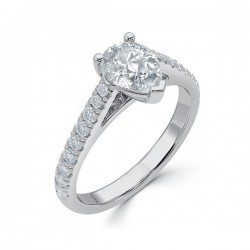 Žiedas „Primo“ su deimantu