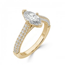 Žiedas „Margo“ su deimantu