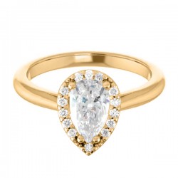 Žiedas „Amra“ su deimantu