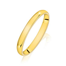 Klasikinis vestuvinis žiedas 2mm
